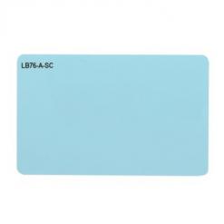 Premium PVC coloured light blue blank cards