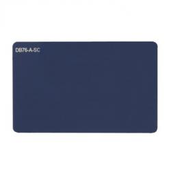 Premium PVC coloured dark blue blank card