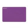 Premium PVC coloured purple blank cards