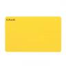 Premium PVC coloured yellow blank cards