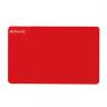 Premium PVC coloured red blank card
