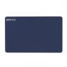 Premium PVC coloured dark blue blank card