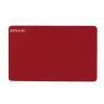 Premium PVC coloured burgundy blank card