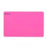 Premium PVC coloured pink fluorescent blank cards